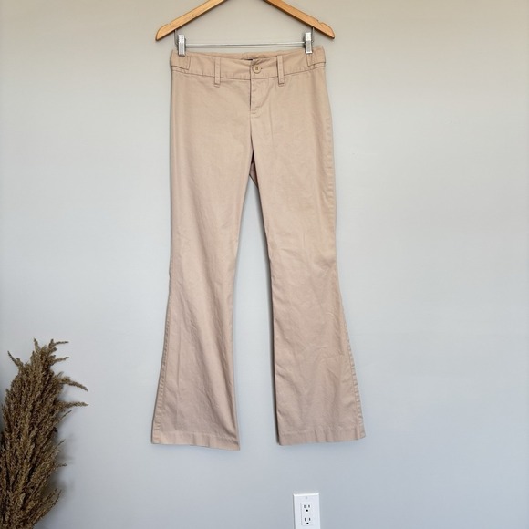 Jacob Women's Size 5/6 Pant Wide Leg Trouser Khaki Business Casual Office Chic - Picture 1 of 12